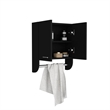 Optim Medicine Cabinet Engineered Wood Black
