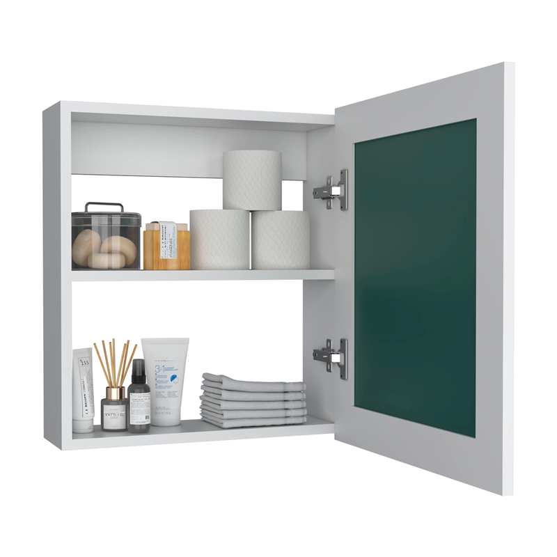 Luma Mirror Medicine Cabinet  Engineered Wood White