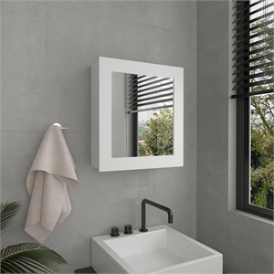 Luma Mirror Medicine Cabinet  Engineered Wood White