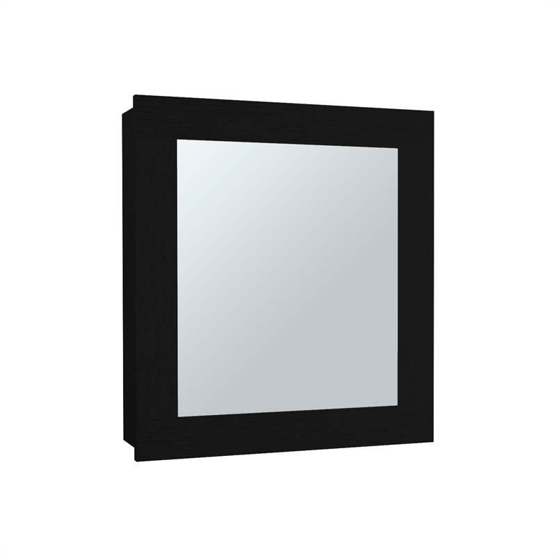 Luma Mirror Medicine Cabinet  Engineered Wood Black