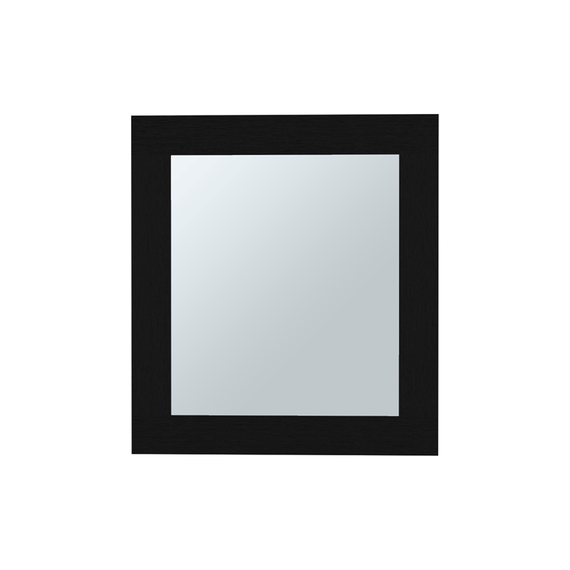 Luma Mirror Medicine Cabinet  Engineered Wood Black