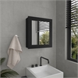 Luma Mirror Medicine Cabinet  Engineered Wood Black