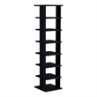 Odesto Vertical Shoe Rack Engineered Wood Black