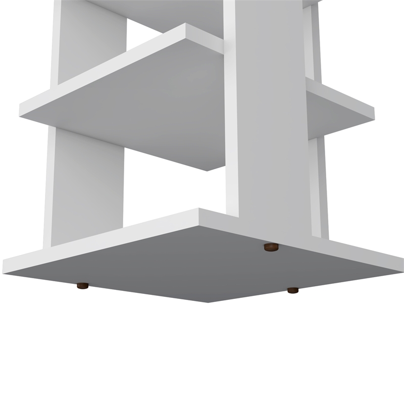 Odesto Vertical Shoe Rack Engineered Wood White