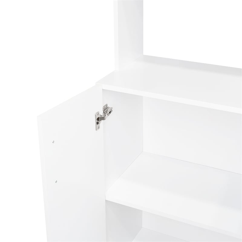 Linden Kitchen Pantry Engineered Wood White