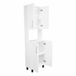 Linden Kitchen Pantry Engineered Wood White