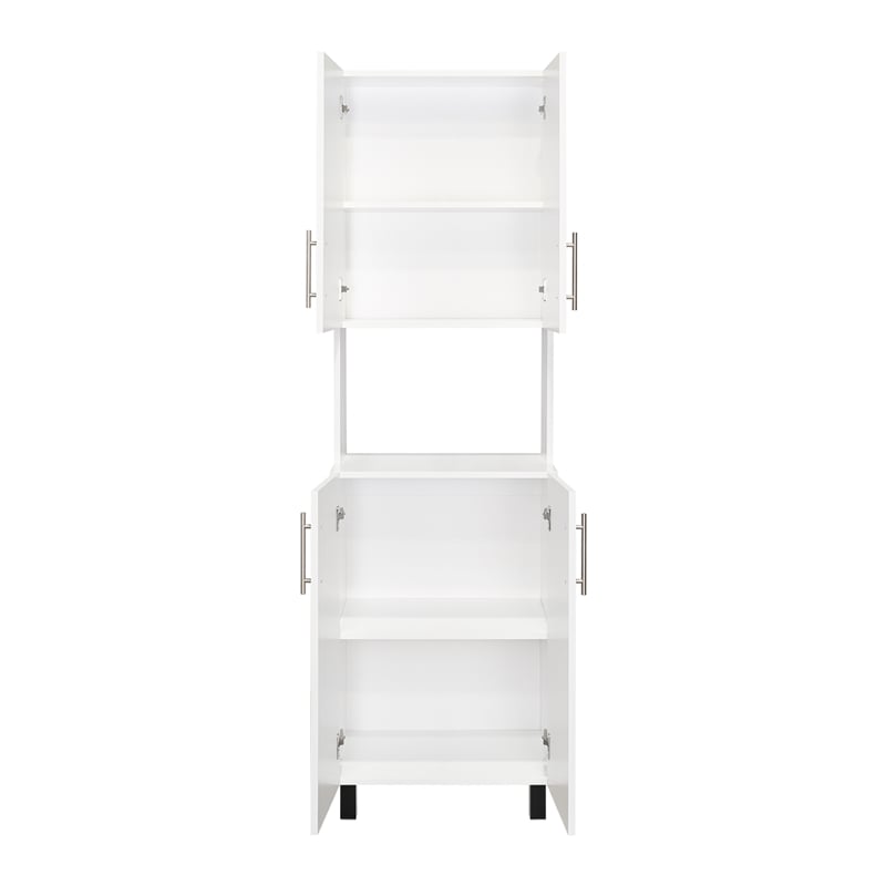 Linden Kitchen Pantry Engineered Wood White