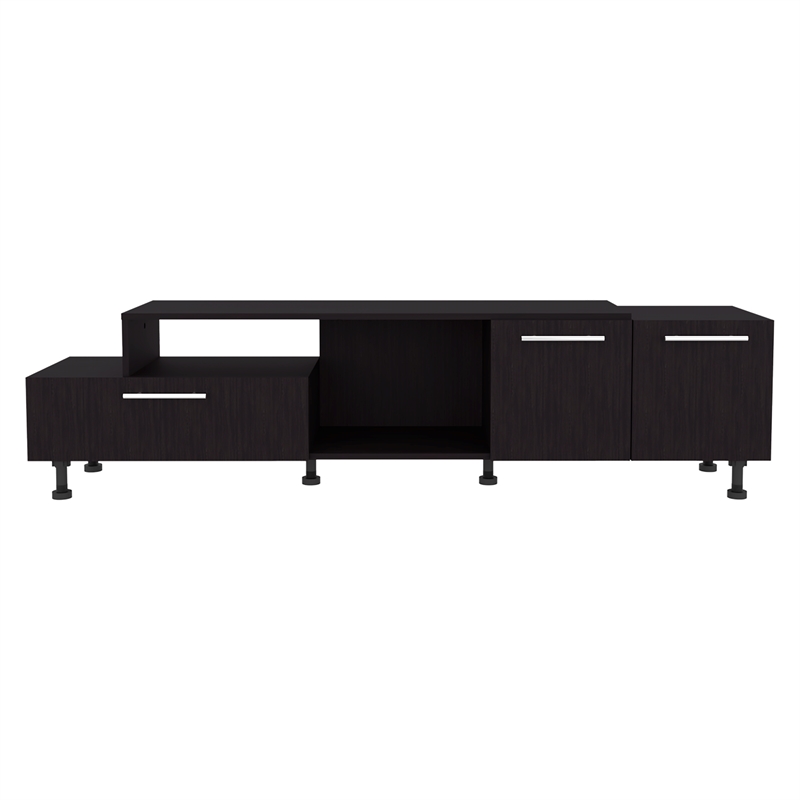 Athol 69 Wide Tv Stand Engineered Wood Black