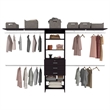 Plego 3 Closet Engineered Wood Black