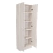Multistorage Pantry Engineered Wood Pearl
