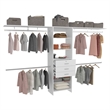Plego 3 Closet Engineered Wood White
