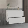 Bathroom Cabinet Opalo  Engineered Wood White