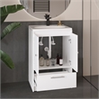 Bathroom Vanity with Two Doors Madison Engineered Wood White
