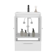 Bathroom Vanity with Two Doors Madison Engineered Wood White