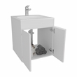 Bathroom Vanity Meka 45 Engineered Wood White