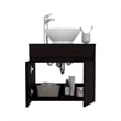 Vessel Sink Vanity Manchester  Engineered Wood Black