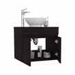 Vessel Sink Vanity Manchester  Engineered Wood Black