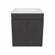 Bathroom Vanity 45 Meka Engineered Wood Black