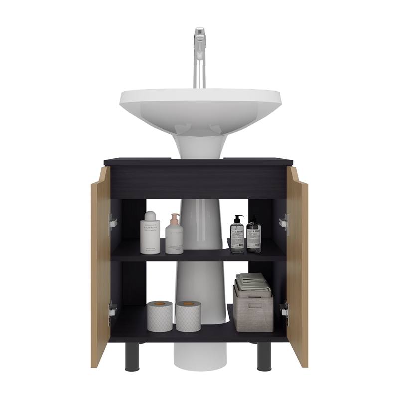 Marlo Under Sink Cabinet  Engineered Wood Multi-Color