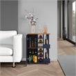 Bar Cart Engineered Wood Multi-Color