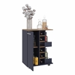 Bar Cart Engineered Wood Multi-Color