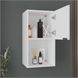 Kaser Medicine Cabinet Engineered Wood White