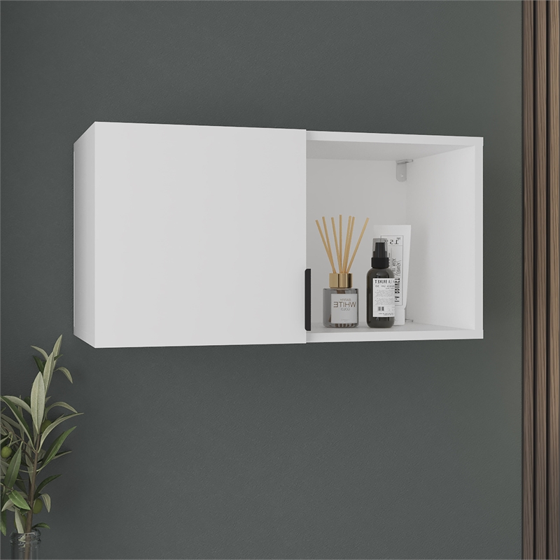 Kaser Medicine Cabinet Engineered Wood White