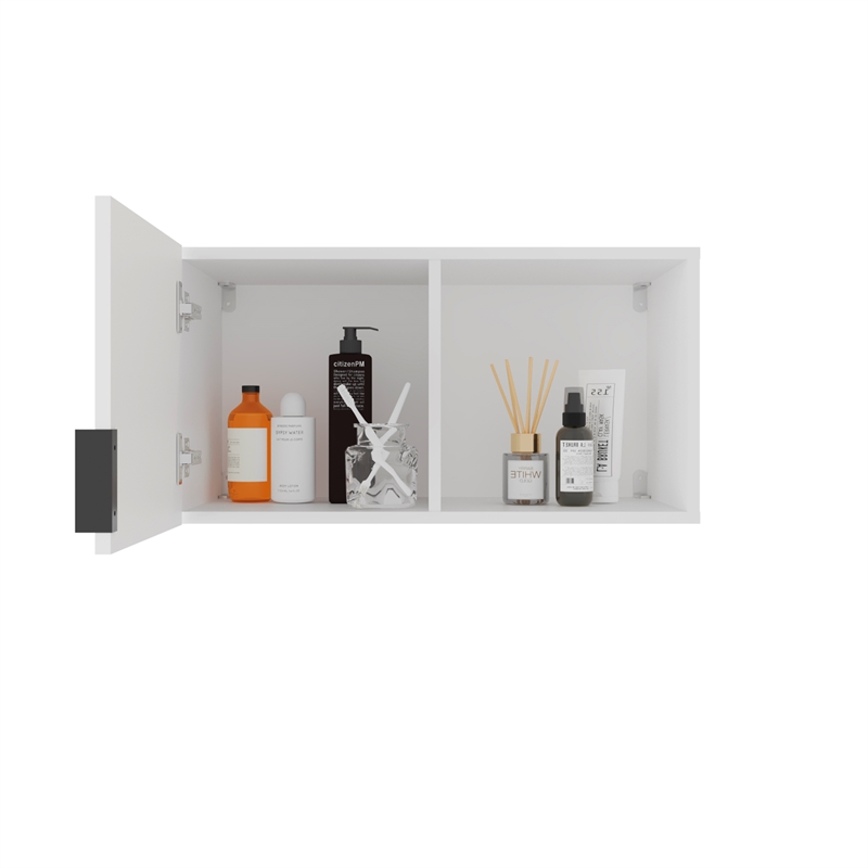 Kaser Medicine Cabinet Engineered Wood White