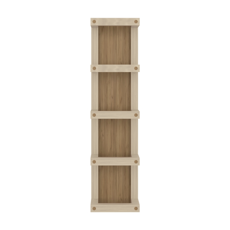 Arlington 5-Tier Wall Towel Rack   Engineered Wood Natural Oak