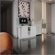 Alfie Rotable Desk 72 Wide Engineered Wood White