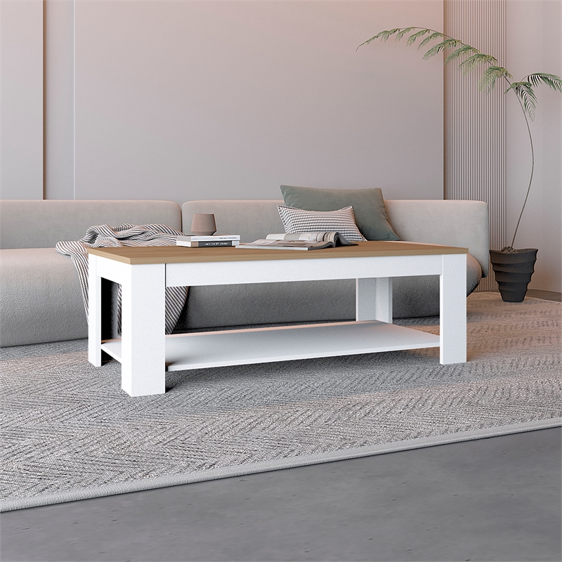 Cecil Coffe Table  Engineered Wood Multi-Color