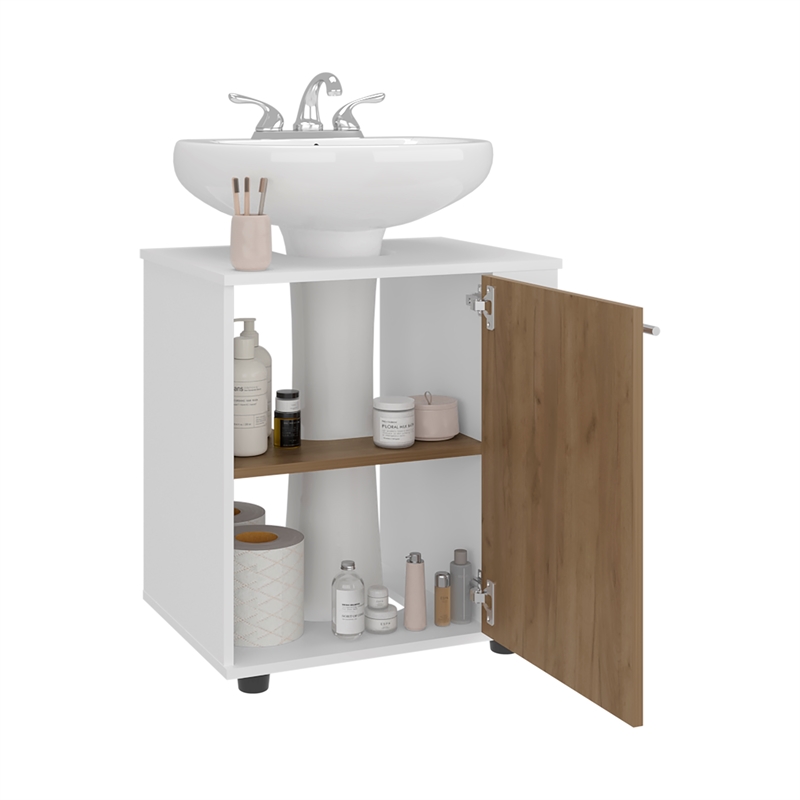 Phillips Under Sink Cabinet Engineered Wood Natural Oak