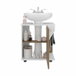 Phillips Under Sink Cabinet Engineered Wood Natural Oak