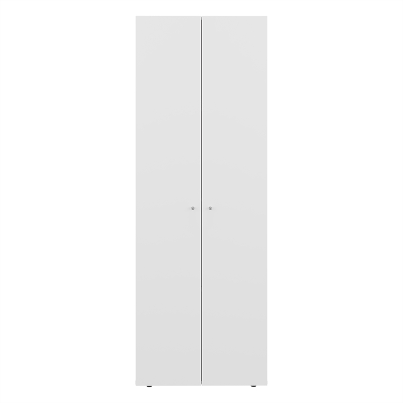 Home 2 Door Closet System  Engineered Wood White