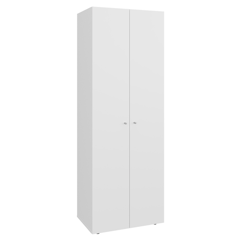 Home 2 Door Closet System  Engineered Wood White