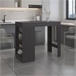 Greer Counter Table Engineered Wood Black