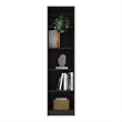 Tuhome Home Slim 5 Shelves Narrow Bookcase With Open Shelves in Brown