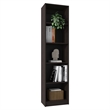 Tuhome Home Slim 5 Shelves Narrow Bookcase With Open Shelves in Brown