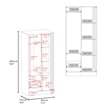Tuhome Vance Armoire With Double Doors in Beige