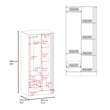 Tuhome Vance Armoire With Double Doors in Beige