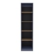 Tuhome Home Xs Bookcase With 5-Tier Shelves And Slim Design in Multicolor
