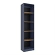 Tuhome Home Xs Bookcase With 5-Tier Shelves And Slim Design in Multicolor