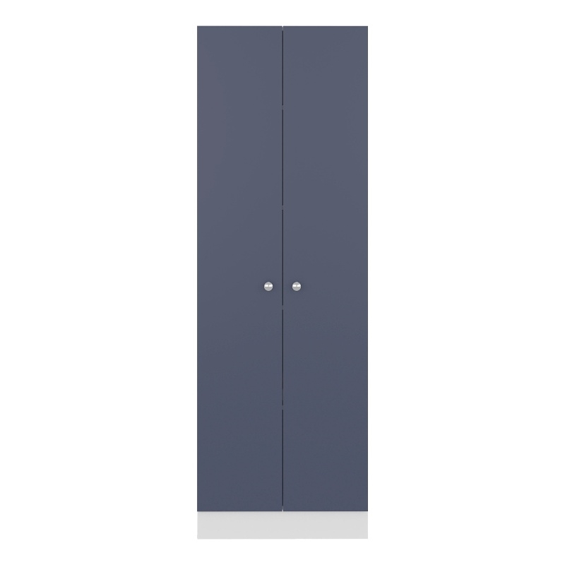 Tuhome Lambardi Tall Multistorage Cabinet with Double Door in Blue
