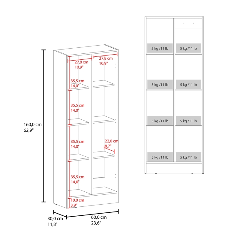 Felch Multistorage Kitchen Pantry Cabinet Engineered Wood White