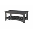 Martin Svensson Barn Door Collection Solid Wood Coffee Table Antique Black