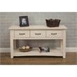 Martin Svensson Home Rustic Collection Sofa Console Wood Table Antique White