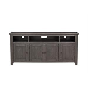 Martin Svensson Home West Mill 65&quot Solid Wood TV Stand Gray