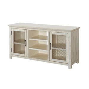 Martin Svensson Home Ventura 60&quot Solid Wood TV Stand Antique White