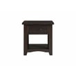 Martin Svensson Home Rustic Solid Wood 1 Drawer End Table Espresso