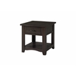 Martin Svensson Home Rustic Solid Wood 1 Drawer End Table Espresso